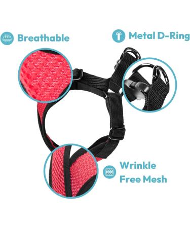Gooby Choke Free Comfort X Step-In Dog Harness - Large Red (17-21) - Buy Online on SooperMarket.com