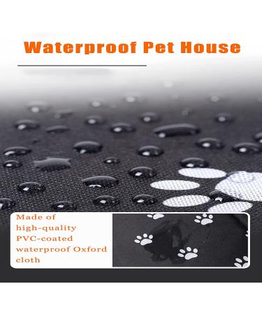Outdoor Weatherproof Cat House - Perfect Pet Hut for Indoor & Outdoor Use | Easy to Assemble Traditional Yurt Design - Buy Online on SooperMarket.com