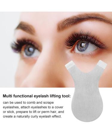 Virtcooy Y Shape Eyelash Brush Comb | Stainless Steel Eyelash Lift Brush | Reusable Grafting Eyelash Lift Portable Makeup Beauty Tool Supplies for Girls Women Silver Y - Buy Online on SooperMarket.com