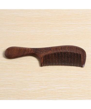 jklashfi 3X Unisex Sandalwood Comb Women Men Home Travel Wood Anti-Static Fine-Tooth Comb Wooden Handles Hair Comb - Buy Online on SooperMarket.com
