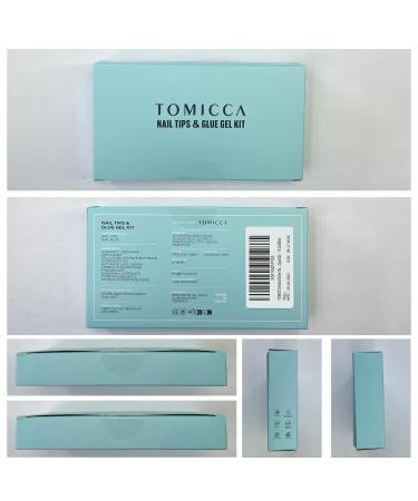 Tomicca Artificial Nails - Short Square Nail Tips for Gel Nails | 150 Pcs Soft Gel Full Cover Set with Glue | Professional Salon Quality - 15 Sizes Available - Buy Online on SooperMarket.com