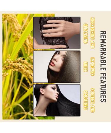 Rice Water Shampoo for Hair Growth | Volumizing All Hair Types | Nourishing Rice Shampoo for Women - Buy Online on SooperMarket.com