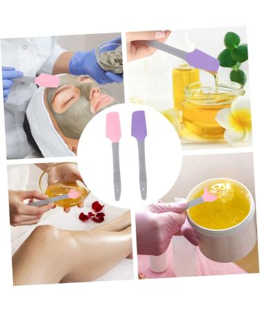 Fomiyes 4-Pack Silicone Wax Spatulas - Non-Stick Hair Removal Tool for Easy Waxing & Scraping - Buy Online on SooperMarket.com
