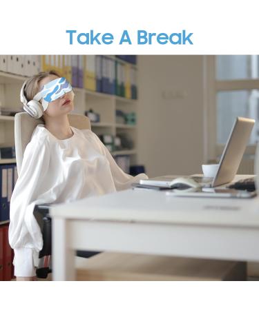 ZOESMIEN Steam Eye Mask 16 Packs for Dry Eyes, Dark Circles, and Puffiness - Self Heating, Stress Relief, Unscented - Buy Online on SooperMarket.com
