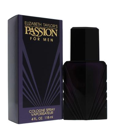 Passion Men/Elizabeth Taylor Cologne Spray 4.0 Oz (M) Vanilla 4 Fl Oz (Pack of 1)