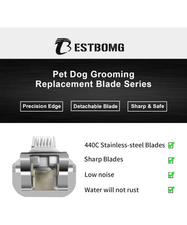 BestBomg Removable Blades for Dog Care - 5/8 Wide Toe Compatible with Heiniger/Moser Max45/Andis/Oster A5 1/32 Cutting Length - Buy Online on SooperMarket.com