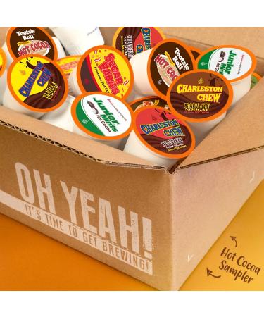 Two Rivers Chocolate Hot Cocoa Pods Variety Sampler Pack - 40 Count K-Cup Brewers Compatible Assorted Hot Cocoa - Pack of 1 - Buy Online on SooperMarket.com