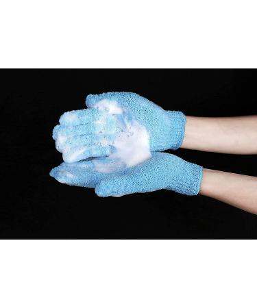 8 Pairs Double Sided Exfoliating Gloves for Body Scrubbing and Spa Massage - Buy Online on SooperMarket.com