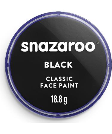 SK INFINITY Snazaroo Classic Face Paint 18ml Professional Water Based Cake Makeup for Halloween Body Painting - Black & White - Buy Online on SooperMarket.com