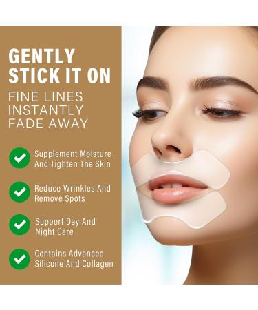 Buy Lip Lift Anti-Wrinkle Patches | Smooth Smile Lines & Fine Lines Fast - Gold Silicone Lip Mask - Buy Online on SooperMarket.com
