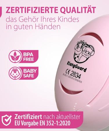 Klang Guard Hearing Protection for Children & Babies - Reliable Noise-Canceling Headphones for Active Families in Ros  - Buy Online on SooperMarket.com