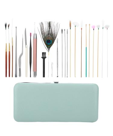 Ear Wax Removal Tool 23psc Sets Double Ended Ear Picks Ear Scoop Stainless Mint Green Ear Pick Sets