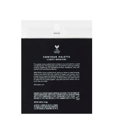 e.l.f. Contour Palette 83320 Light/Medium .56 oz - Get Sculpted Cheekbones - Buy Online on SooperMarket.com