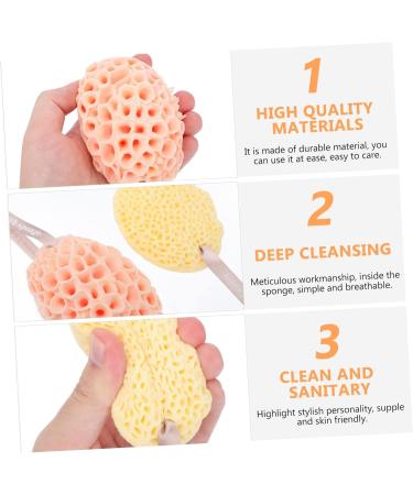 NOLITOY 10 Pcs Exfoliating Bath Sponges - Honeycomb Shower Sponge Set for Deep Cleansing & Spa Experience - Buy Online on SooperMarket.com