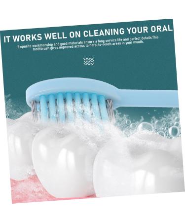 Merlan 3ST Manual Travel Toothbrush Compact Cleaning Brush for Home & Travel 1 Pack Blue - Buy Online on SooperMarket.com