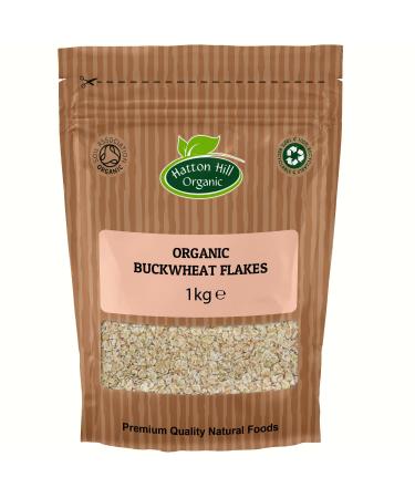 Organic Buckwheat Flakes 1kg by Hatton Hill Organic - Certified Organic