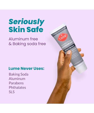 Lume Deodorant 3oz Tube - Silver Spruce Scent - For Underarms & Private Parts - Buy Online on SooperMarket.com