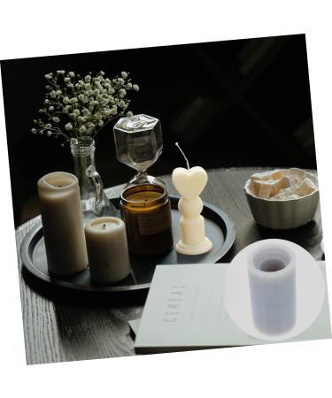 STOBOK 1 Set Candle Plastic Mold Handmade Craft Mould Heart Wand Design Candle Mold DIY Candle Casting Chocolate Molds Silicone Molds Candle DIY Silicone Mold Rubber Heart-Shaped Crafts As Shown 6X6X11.3CM - Buy Online on SooperMarket.com