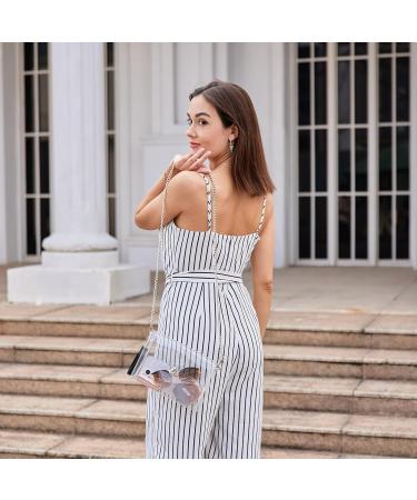 Moetyang Transparent Wallet | Stylish Mini Shoulder Bag for Women | Cute Clutch for Stadium & Fashion | Silver - Buy Online on SooperMarket.com