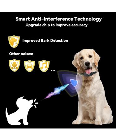 Beoankit Dual Vibration Dog Bark Collar | 8 Sensitivity Levels | 3 Modes | Waterproof & Rechargeable | Black - Buy Online on SooperMarket.com