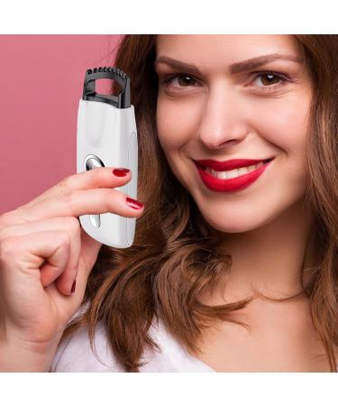 Veeteah Electric Eyelash Curler Heat-Activated Lash Curling - Quick Heating Eyelash Heat Curler for Long-Lasting Curl Rechargeable Portable Lashes Heating Curler for Naturally Lifted Eyelashes White - Buy Online on SooperMarket.com