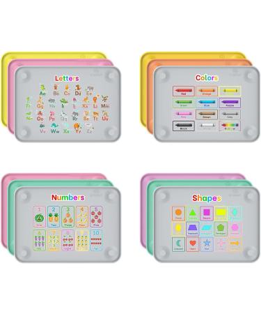 Dr. Betty's Educational Silicone Placemat for Babies, Toddlers, Kids - Non-Slip, Dishwasher Safe, Food Grade | Pink Letters - Buy Online on SooperMarket.com