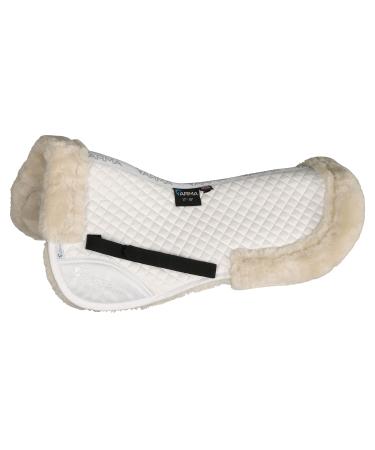 ARMA Suede Saddle Pad 17-18" White