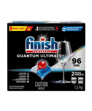 Finish Quantum Ultimate+ Dishwasher Detergent 96 Tablets