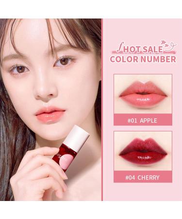 Jingling 4-Pack Lip & Cheek Tint Stain | Mini Liquid Lipstick Moisturizing Lip Gloss - Waterproof Natural Makeup for Women (4 7ml) - Buy Online on SooperMarket.com