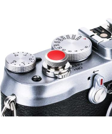 JJC Camera Soft Release Button for Fuji X-T5 X-T4 X-T3, Sony RX1R II, Leica M10, Nikon Df - Gray & Red - Buy Online on SooperMarket.com