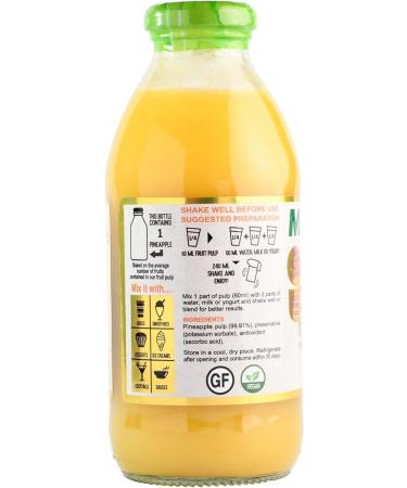 Mikhuna Pineapple Fruit Pulp 475ml - Ideal for Juice, Smoothies, Desserts, Cocktails, Ice Cream & Sauces - Buy Online on SooperMarket.com