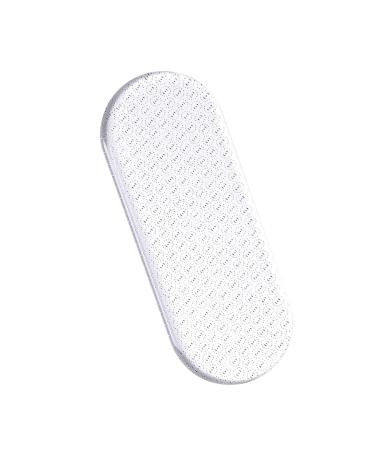 Visiblurry Heel File for Cracked Heels - Glass Callus Remover Dry Heels Skin Remover - Clear in-Shower Foot Scrubber Callus Remover Pedicure Foot File for Smoothing Feet Dead Skin
