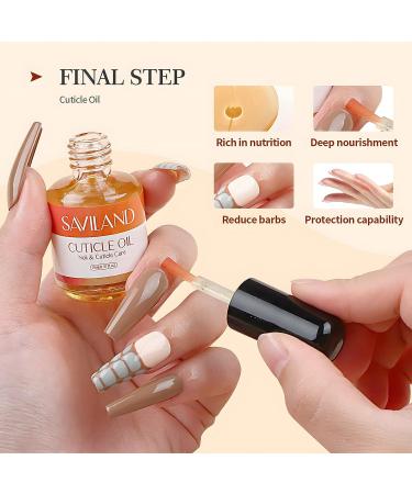 SAVILAND Nail Prep Kit: Dehydrator, Primer & Cuticle Oil Set - 13PCS, Non-Acid PH Bond for Gel Nails - Buy Online on SooperMarket.com