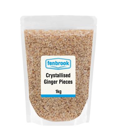 Crystallised Ginger Pieces 1kg by Fenbrook