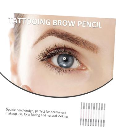 WOFASHPURET Makeup Gadgets 10pcs Pencils Microblading Pen Lasting Looking for Manual Double Pencil Tools Dual Multitools - Buy Online on SooperMarket.com