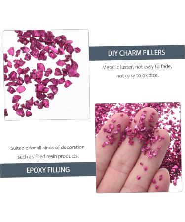 FOYTOKI 1 Glass Chip Nail Manicure DIY Accessories Nail Crushed Glass Epoxy Charms Manicure Charms DIY Charm Fillers Nail Art Accessories DIY Glass Fillers Nail Art Stone 0.5X0.3cm Rosy - Buy Online on SooperMarket.com