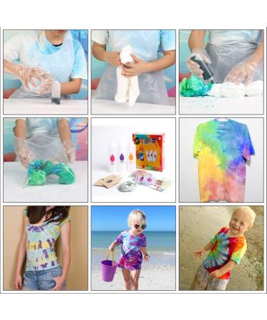 Tie-Dye Kit: 3 Color Fabric Paint Set for DIY Arts & Clothes - Permanent Multi-Color Dyes - Buy Online on SooperMarket.com