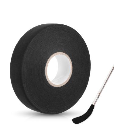 Simarro racket tape non -slip ice hockey tape hockey racket band 25 m x 25 mm Self -adhesive handle band sports handle tape for hockey bats tennis racket golf club badminton racket black