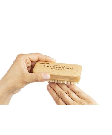 Buy REMOS Hand Brush - Artisan Crafted Beech Wood & Vegan Plant Fiber - Eco-Friendly Cleaning Tool - Buy Online on SooperMarket.com