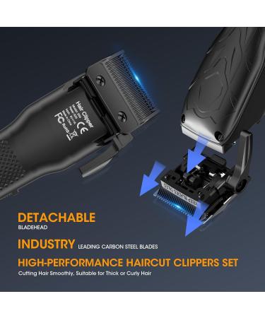 Suttik Professional Hair Clippers for Men - 3 in 1 Cordless Hair Cutting Kit with LED Display Electric Razor & Trimmers Set - Perfect Gift for Men - Buy Online on SooperMarket.com
