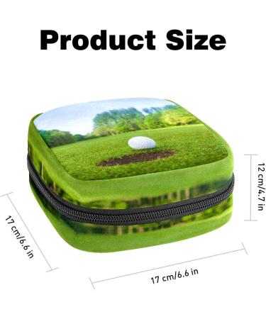 Anna Cowper Sport Golf Ball Sanitary Napkin Storage Bag | Portable Period Pouch for Women Teen Girls | Multi-colored - Buy Online on SooperMarket.com