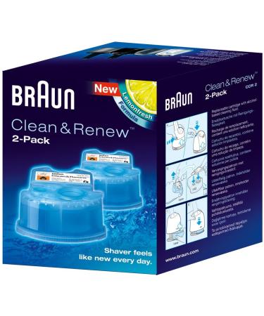 Braun CCR2 Clean & Renew Refill Cartridges - 2 Pack