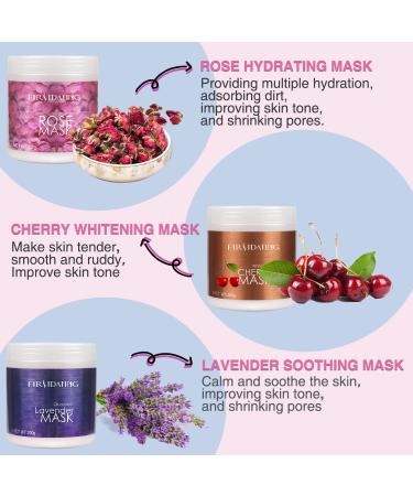 Rose Moisturizing Jelly Mask with Hyaluronic Acid | DIY Esthetician Spa Facial Peel Off Mask - Buy Online on SooperMarket.com