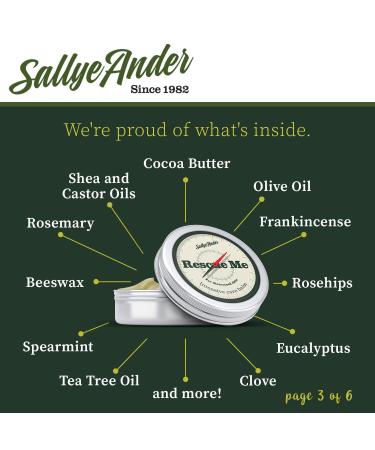 Sallye Ander Rescue Me Intensive Care Balm - Natural and Soothing Skin Relief - Buy Online on SooperMarket.com
