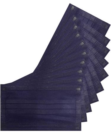 Everydayspecial Disposable Safety Mask 3 Layer Protection Face Mask - 50 pcs (Navy Blue) | Adult Size - Buy Online on SooperMarket.com