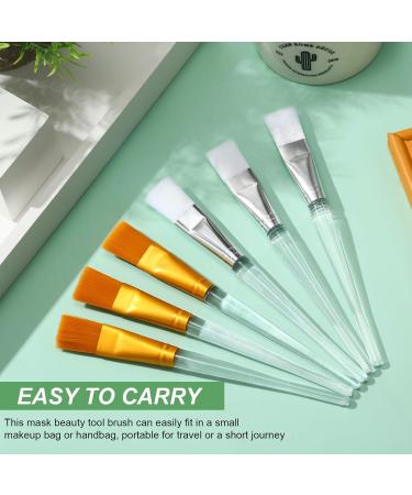 6 Pieces Facial Mask Brushes Soft Face Mask Brush Applicator Makeup Brushes Facial Application Brush Cosmetic Tools with Clear Plastic Handle for Skin Care Mask Applicator Tools - Buy Online on SooperMarket.com