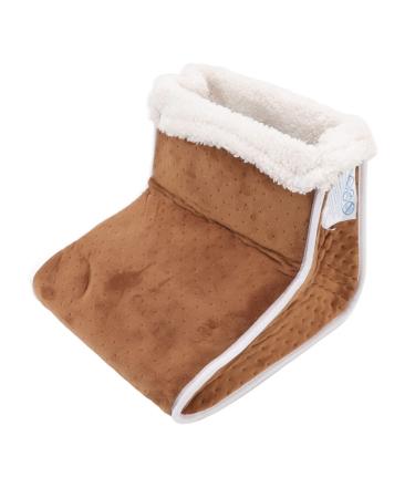HEEPDD Foot Warmer 6 Speed Timer Noiseless Electric Foot Heating Pad Fleece Fabric for Office