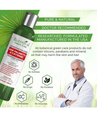 Saw Palmetto & Cayenne Shampoo - Alopecia Prevention, DHT Blocker | Doctor Developed | Sulfate-Free | 2018 Formula - Buy Online on SooperMarket.com