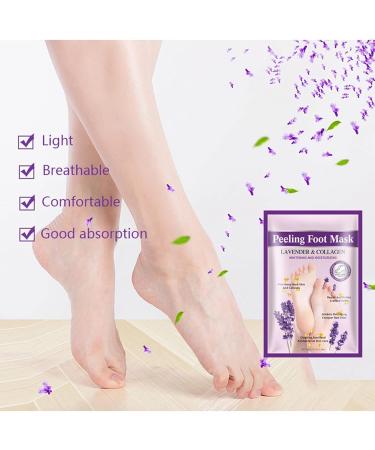 Foot Mask Safe Use Good Wrapping Natural Ingredients Improve Foot Skin Exfoliating Feet Mask for Home - Buy Online on SooperMarket.com
