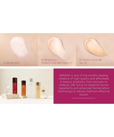 MISSHA M BB Boomer 40ml - Foundation Primer for Dewy Skin Tone and Healthy Glow - Buy Online on SooperMarket.com
